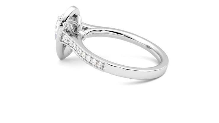 Taylor & Hart Talisman Pear Engagement Ring 360 degree image 19