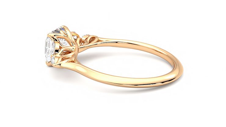 Taylor & Hart Tamora Asscher Engagement Ring 360 degree image 19