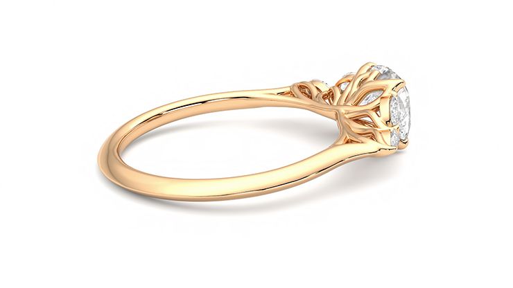 Taylor & Hart Tamora Cushion Engagement Ring 360 degree image 11