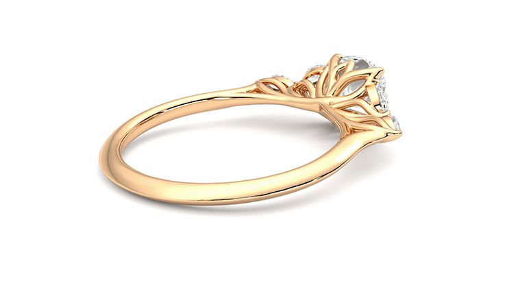 Taylor & Hart Tamora Cushion Engagement Ring 360 degree image 12
