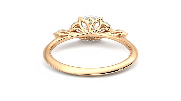Taylor & Hart Tamora Cushion Engagement Ring 360 degree image 15
