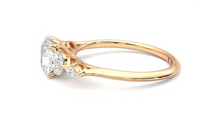 Taylor & Hart Tamora Cushion Engagement Ring 360 degree image 21