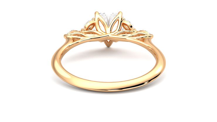 Taylor & Hart Tamora Heart Engagement Ring 360 degree image 15