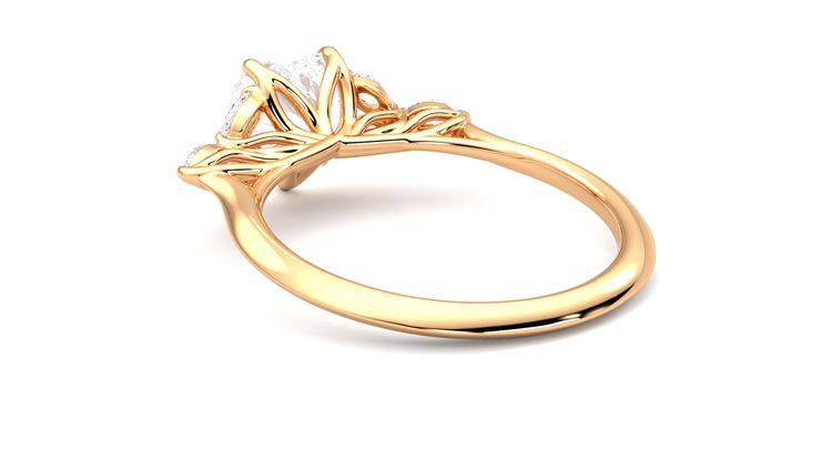 Taylor & Hart Tamora Heart Engagement Ring 360 degree image 17