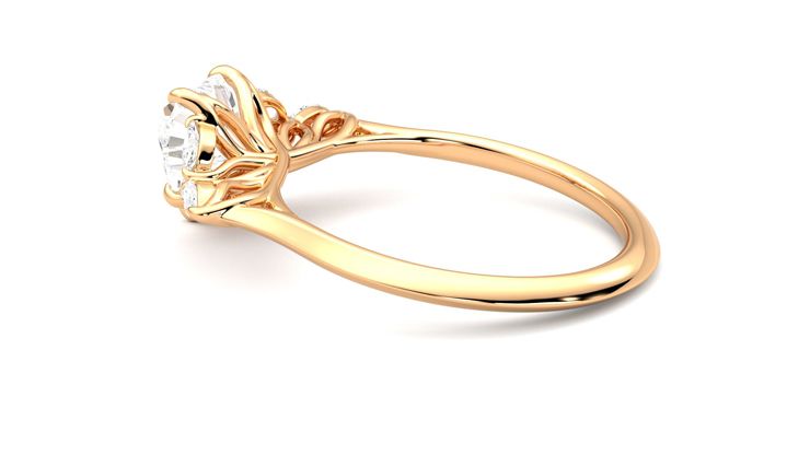 Taylor & Hart Tamora Heart Engagement Ring 360 degree image 19