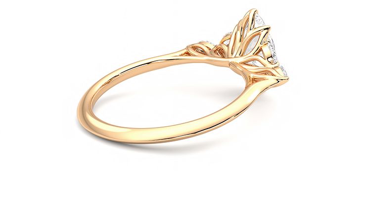 Taylor & Hart Tamora Marquise Engagement Ring 360 degree image 12