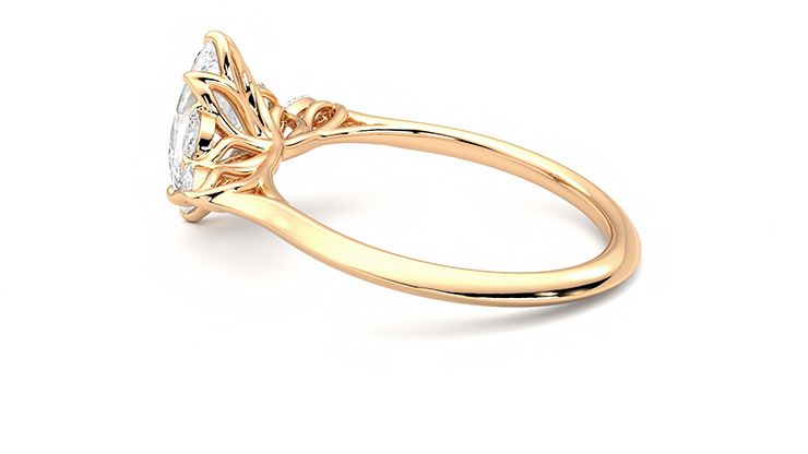 Taylor & Hart Tamora Marquise Engagement Ring 360 degree image 19