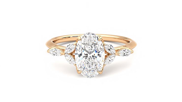 Taylor & Hart Tamora Oval Engagement Ring 360 degree image 29