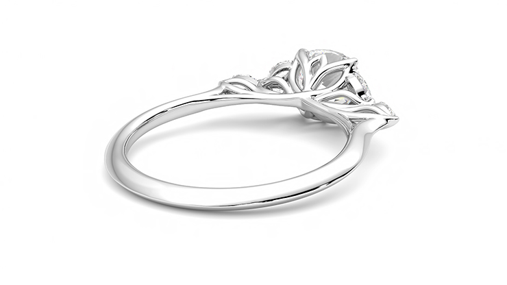 Taylor & Hart Tamora Cushion Engagement Ring 360 degree image 13