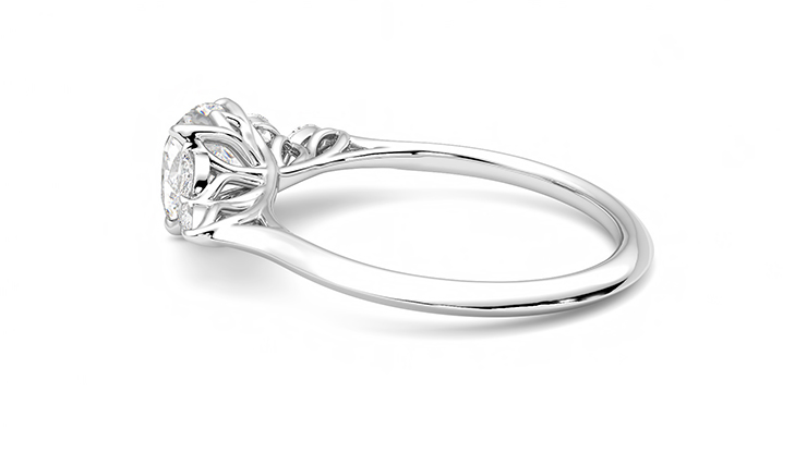Taylor & Hart Tamora Cushion Engagement Ring 360 degree image 19