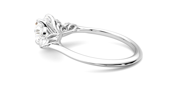 Taylor & Hart Tamora Heart Engagement Ring 360 degree image 19