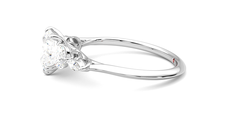 Taylor & Hart Tamora Heart Engagement Ring 360 degree image 21