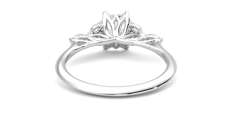 Taylor & Hart Tamora Hexagonal Engagement Ring 360 degree image 15