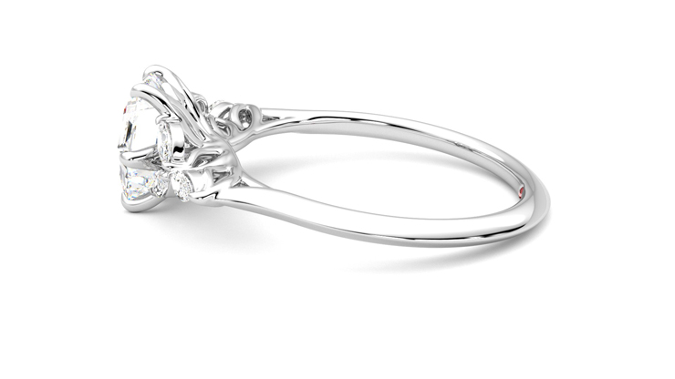Taylor & Hart Tamora Hexagonal Engagement Ring 360 degree image 20