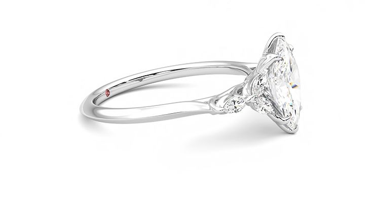 Taylor & Hart Tamora Marquise Engagement Ring 360 degree image 8