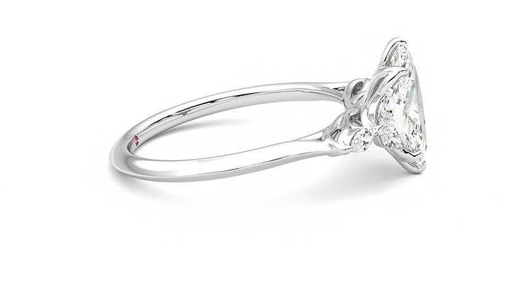 Taylor & Hart Tamora Marquise Engagement Ring 360 degree image 9