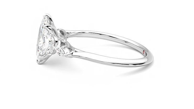 Taylor & Hart Tamora Marquise Engagement Ring 360 degree image 21