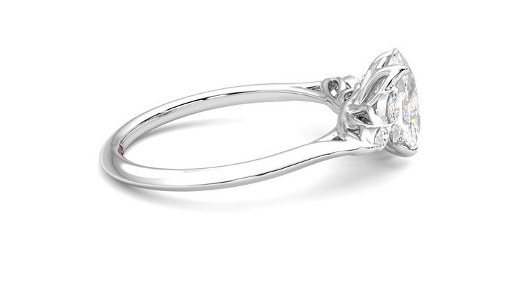 Taylor & Hart Tamora Oval Engagement Ring 360 degree image 10