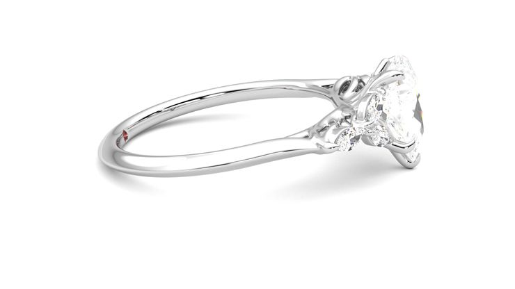 Taylor & Hart Tamora Pear Engagement Ring 360 degree image 8