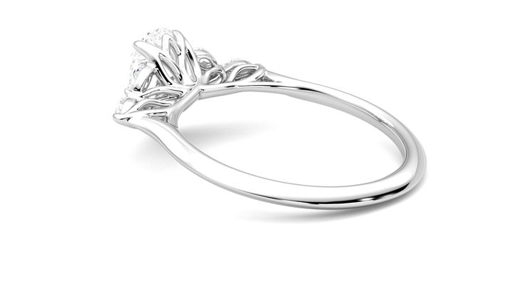 Taylor & Hart Tamora Pear Engagement Ring 360 degree image 18