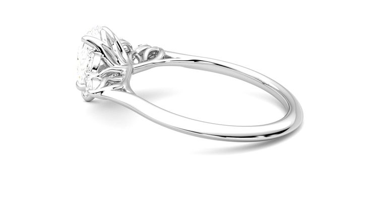 Taylor & Hart Tamora Pear Engagement Ring 360 degree image 19
