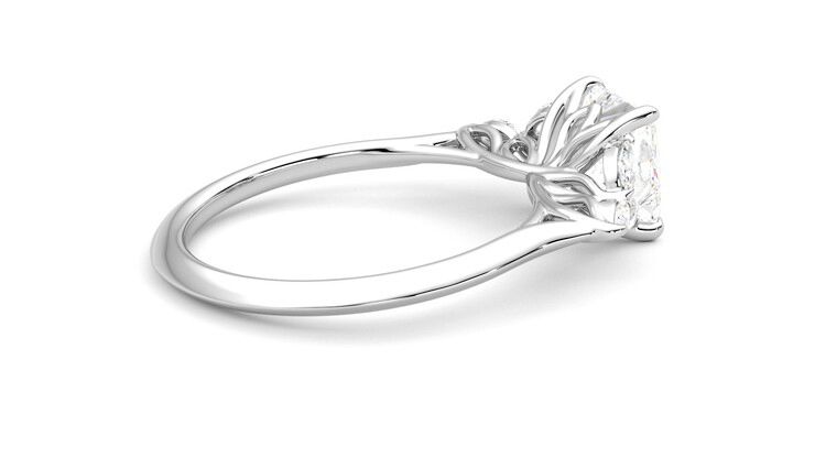 Taylor & Hart Tamora Princess Engagement Ring 360 degree image 11