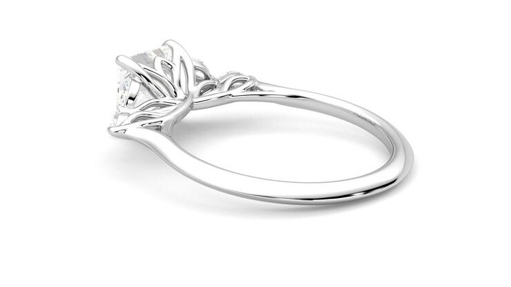 Taylor & Hart Tamora Princess Engagement Ring 360 degree image 18
