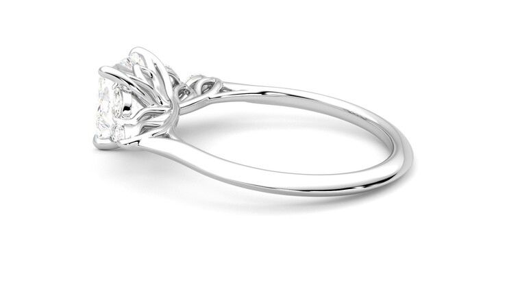 Taylor & Hart Tamora Princess Engagement Ring 360 degree image 19