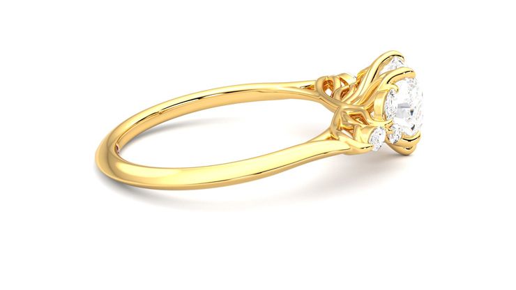 Taylor & Hart Tamora Heart Engagement Ring 360 degree image 10