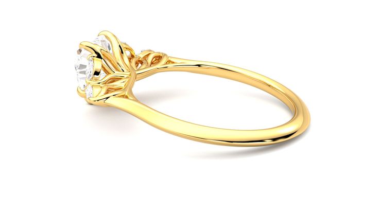 Taylor & Hart Tamora Heart Engagement Ring 360 degree image 19