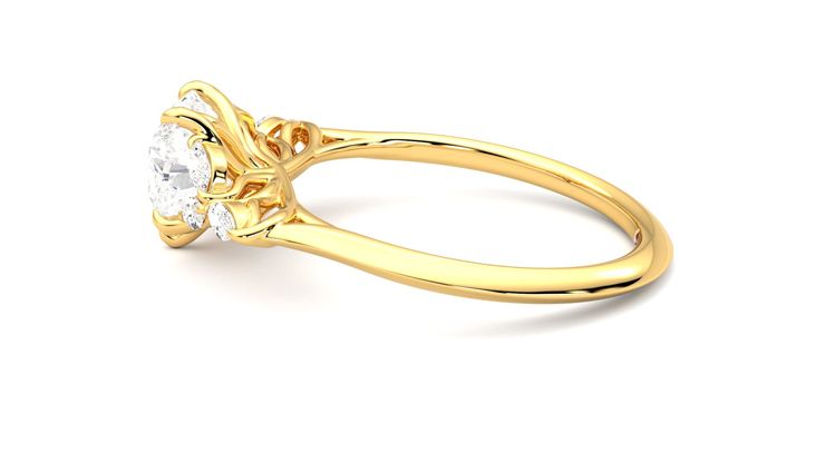 Taylor & Hart Tamora Heart Engagement Ring 360 degree image 20
