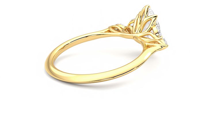 Taylor & Hart Tamora Marquise Engagement Ring 360 degree image 12