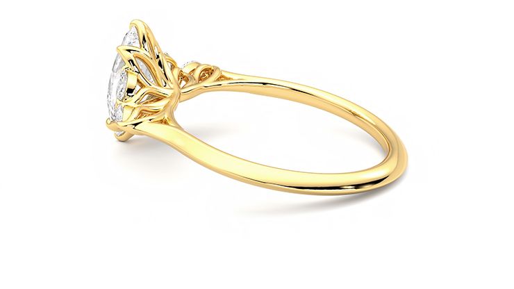 Taylor & Hart Tamora Marquise Engagement Ring 360 degree image 19