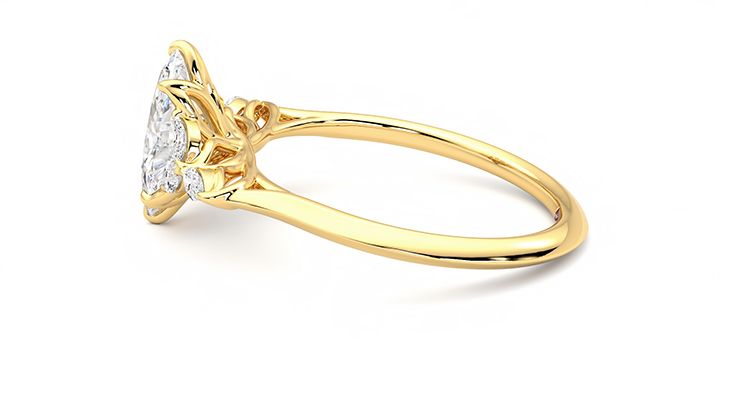 Taylor & Hart Tamora Marquise Engagement Ring 360 degree image 20