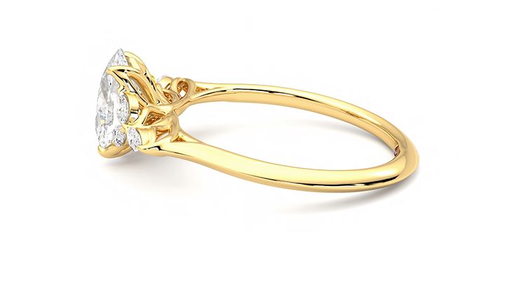 Taylor & Hart Tamora Oval Engagement Ring 360 degree image 20