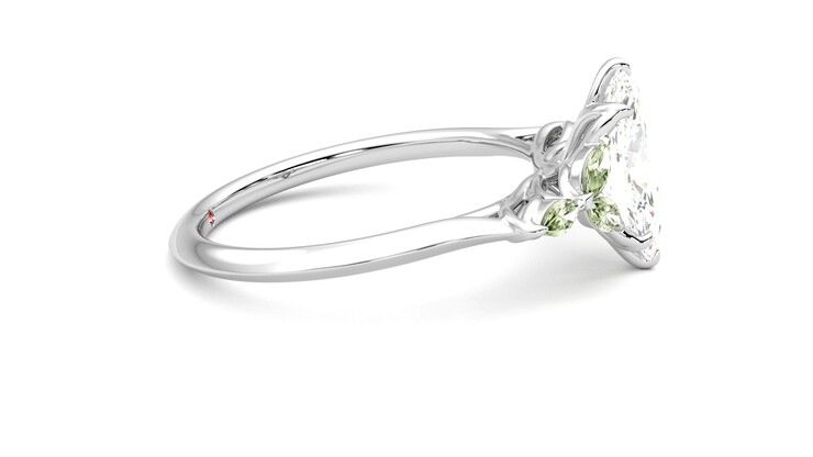 Taylor & Hart Tamora Marquise Engagement Ring 360 degree image 9
