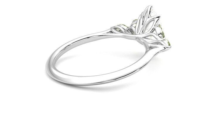 Taylor & Hart Tamora Marquise Engagement Ring 360 degree image 12
