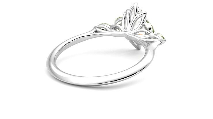 Taylor & Hart Tamora Marquise Engagement Ring 360 degree image 13