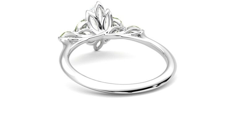 Taylor & Hart Tamora Marquise Engagement Ring 360 degree image 16