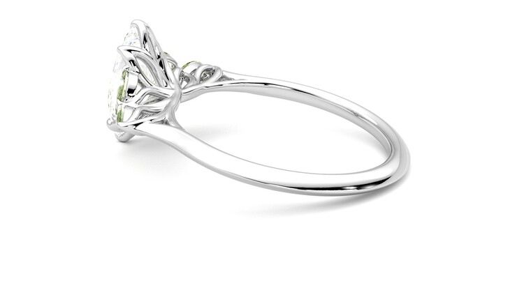 Taylor & Hart Tamora Marquise Engagement Ring 360 degree image 19