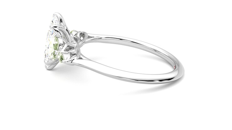 Taylor & Hart Tamora Marquise Engagement Ring 360 degree image 20