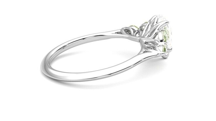Taylor & Hart Tamora Pear Engagement Ring 360 degree image 11