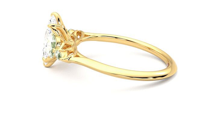 Taylor & Hart Tamora Marquise Engagement Ring 360 degree image 20