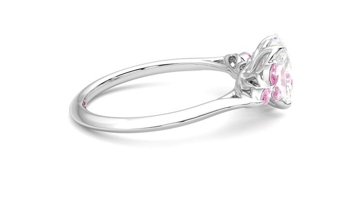 Taylor & Hart Tamora Oval Engagement Ring 360 degree image 10