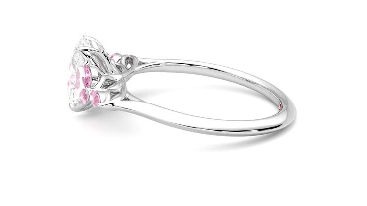Taylor & Hart Tamora Oval Engagement Ring 360 degree image 20