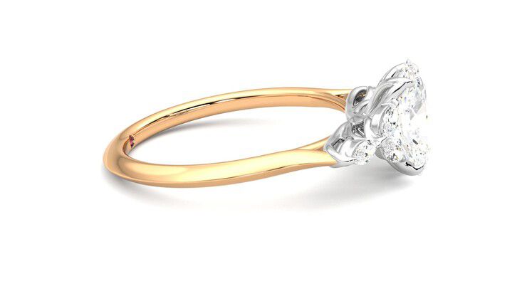 Taylor & Hart Tamora Oval Engagement Ring 360 degree image 9