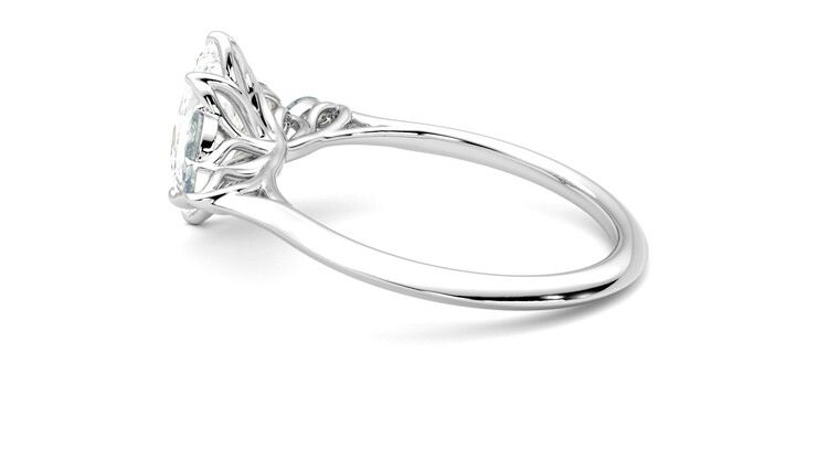 Taylor & Hart Tamora Marquise Engagement Ring 360 degree image 19