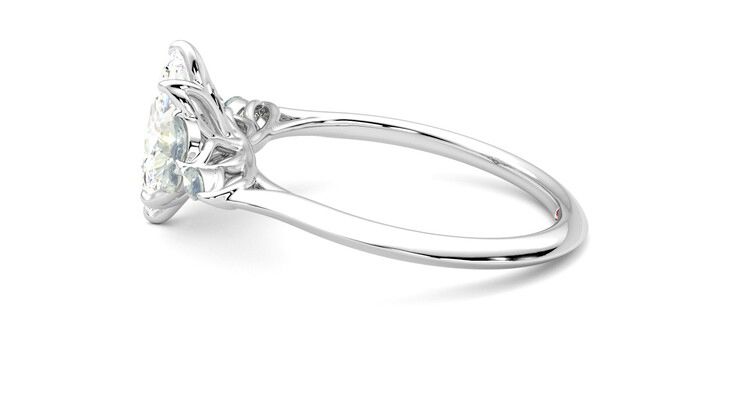 Taylor & Hart Tamora Marquise Engagement Ring 360 degree image 20
