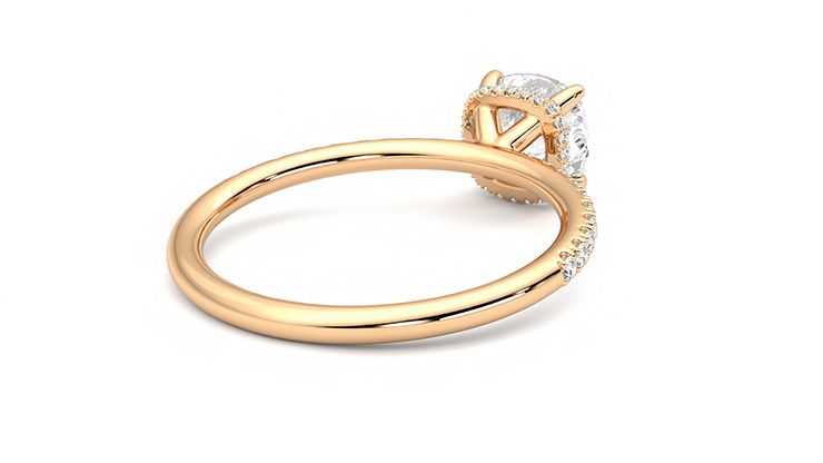 Taylor & Hart Thyme Cushion Engagement Ring 360 degree image 13