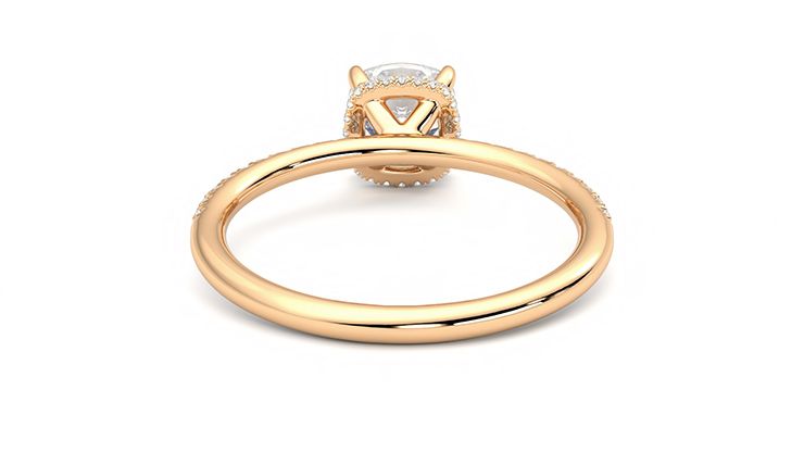 Taylor & Hart Thyme Cushion Engagement Ring 360 degree image 15